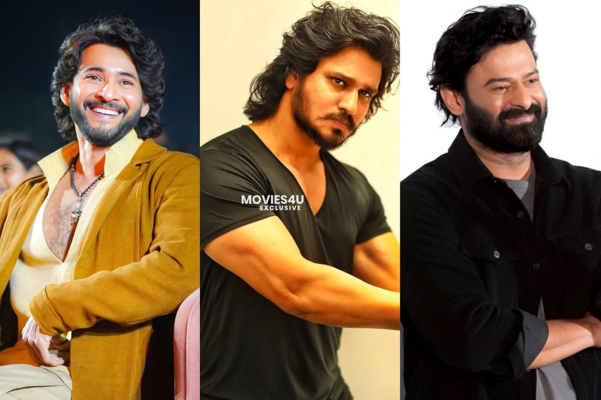 Movies4u_Officl's tweet photo. Q: From the Telugu film industry, what’s one thing you’ve heard that you think is completely fake?

#Nikhil: “There’s this perception that all Telugu heroes have a moustache and a perfectly neat hairstyle. That’s not true.

Just look at #MaheshBabu sir, he’s one of the most handsome, and look at #Prabhas bhai. Please, guys, don’t typecast us into something.”