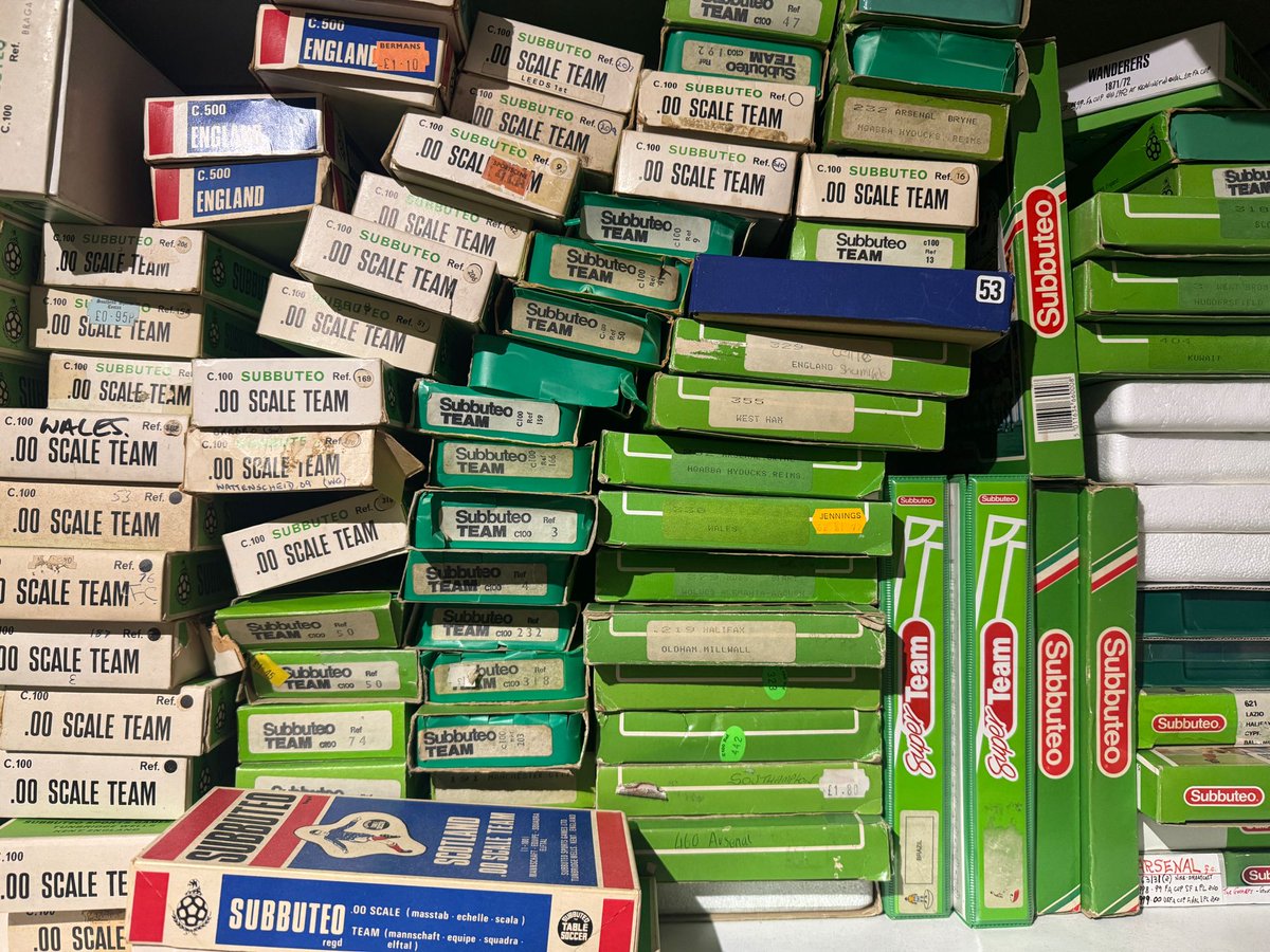 SubbuteoCollect's tweet image. The absolute state of it 

#Subbuteo #Gamesroom #ManCave #Football #Soccer