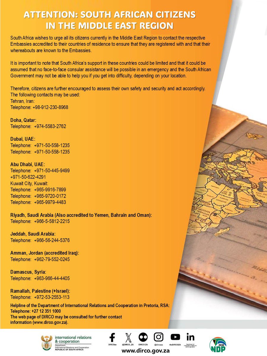 DIRCO South Africa tweet media