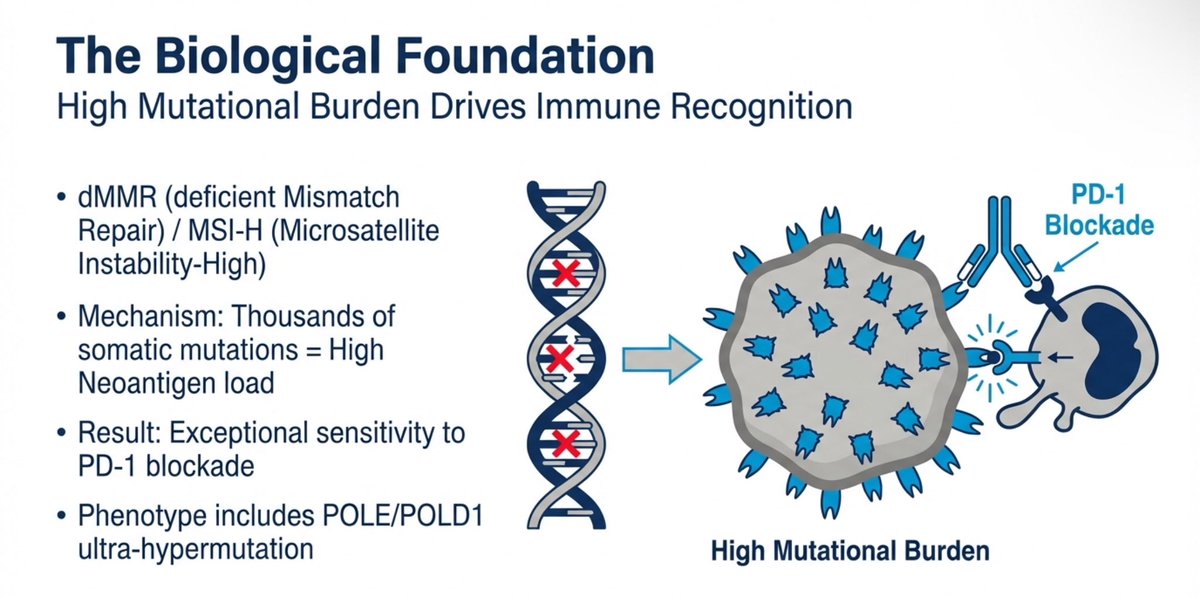 DrRupamOncology's tweet photo. Immunotherapy in Colon cancer 1

Immunotherapy is transforming outcomes in #MSIHigh #ColorectalCancer. Promising data from trials with #Nivolumab + #Ipilimumab and more. #Immunotherapy #CRC #Oncology #CancerResearch https://t.co/5rNQVDBtdt