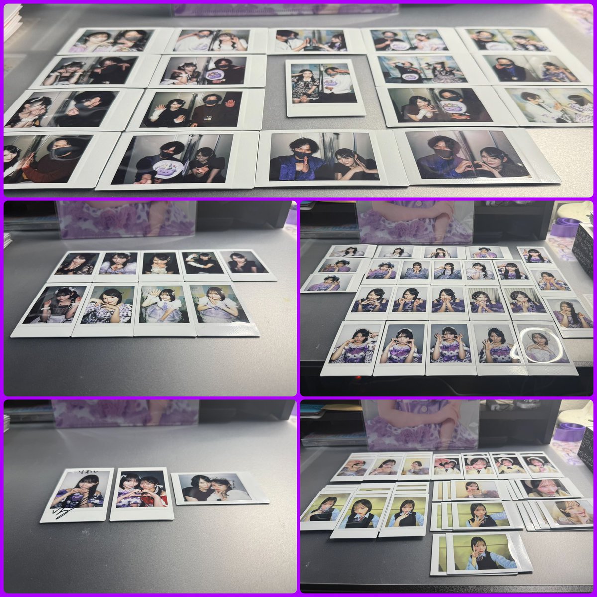 なべちゃん、チェキが99枚になったよ！ 思い出の記録だから俺の宝物