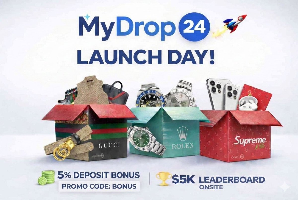 🚀 MYDROP24 IS OFFICIALLY LIVE 🚀

🔥 The wait is over. The drops are live.

Welcome to MYDROP24 the newest high-energy case opening platform

✅ 5K Onsite Weekly leaderboard
🧃 5% Deposit on each deposit ( PROMO CODE : BONUS ) 
💎 Premium Cases
🎁 Massive Drops
⚡ Instant