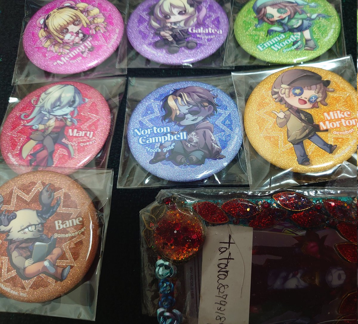 第五人格 缶バッジ 交換 グリッター tity5 style ☆初回追跡番号付き