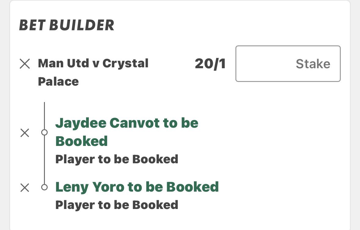 TheFoulzFactory's tweet photo. UTD vs palace 🎣

Good odds here 

Yoro vs Larsen 
Canvot vs Mbuemo

Taking canvot single 7/2 on Sky

1U on single 
0.5U double 
0.25 Treble 

🟨🟨🟨 https://t.co/1lke7GobnL