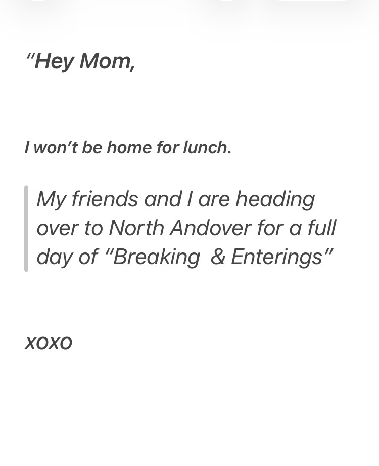 Happening all over Massachusetts today… probably.