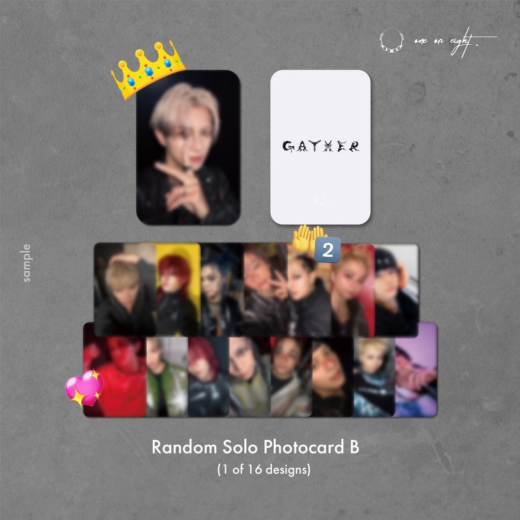 ONE OR EIGHT GATHER 交換 ポップアップトレカ 【譲】NEO💜×2 TOKYO