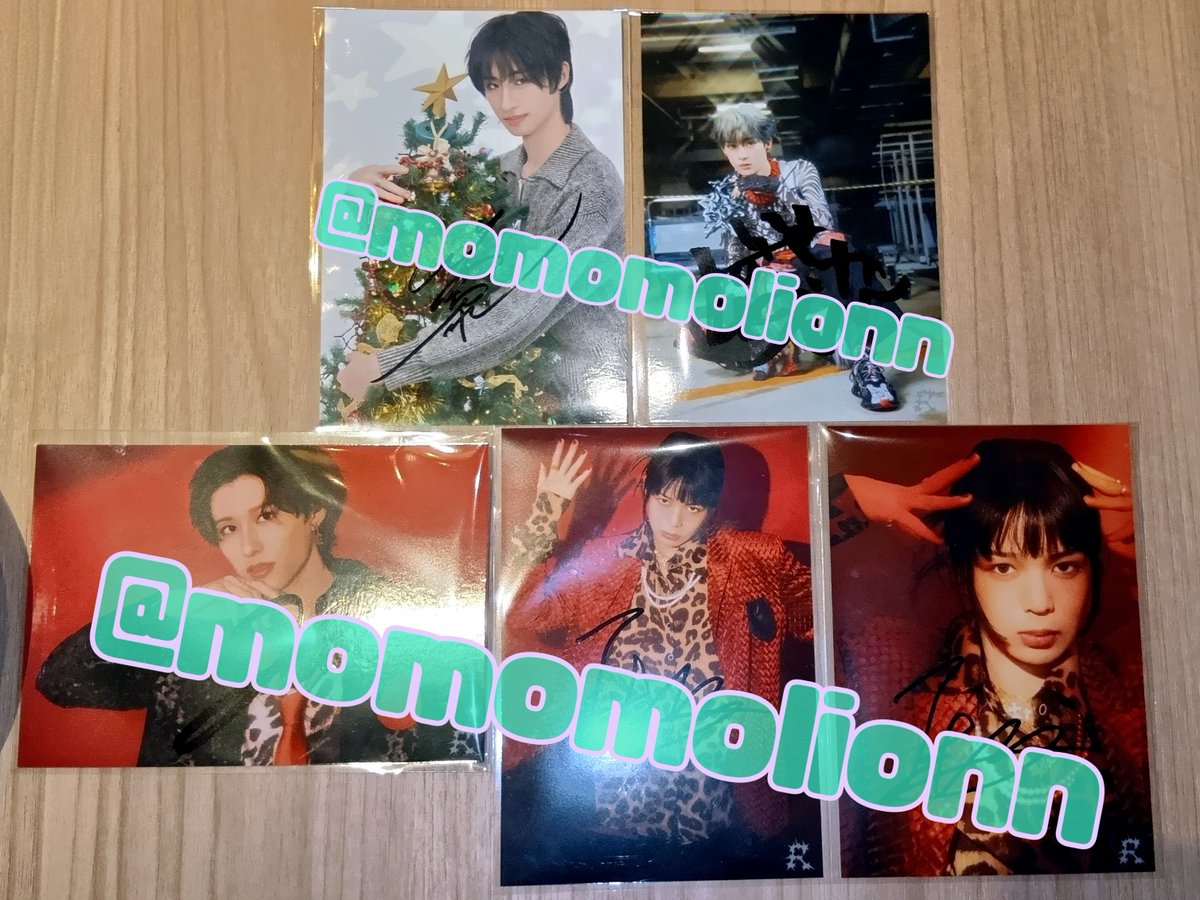momomolionn's tweet photo. 💫龍宮城サイン交換

【譲】Ray、KEIGO、KENT、ITARU
〖求〗齋木春空(画像2枚目絵柄) https://t.co/6Y1dJOD50l