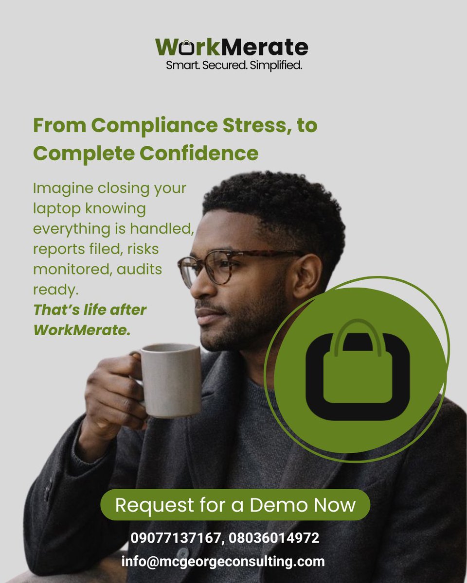 McGeorge_Ltd's tweet photo. Investors prefer compliant businesses. Corporate partners prefer compliant businesses. Government agencies prioritize compliant businesses.
Staying compliant is not a cost, it is a competitive advantage.
#workmerate #SmartERP https://t.co/YRm1e2x518