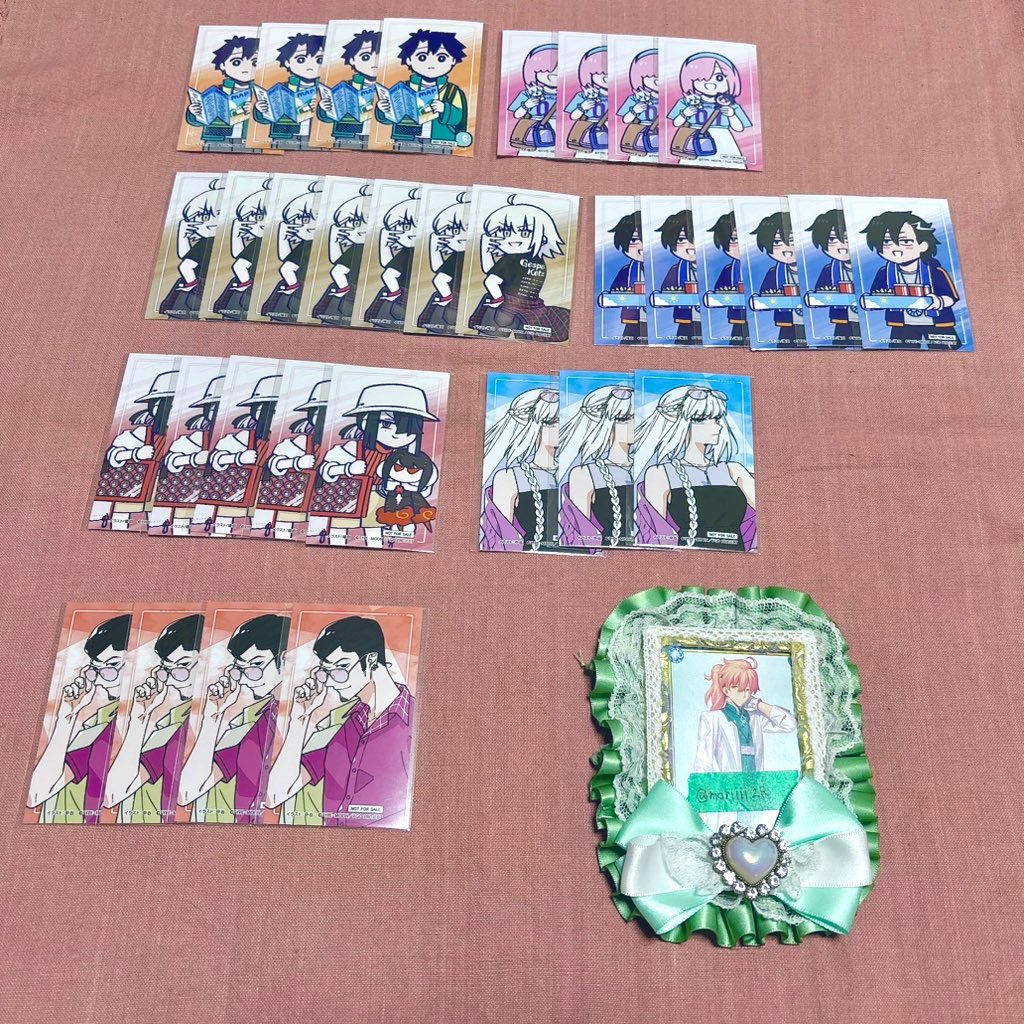 交換】 fgo フェス fes KADOKAWA カドカワ 会場特典 ミニカード 謎丸