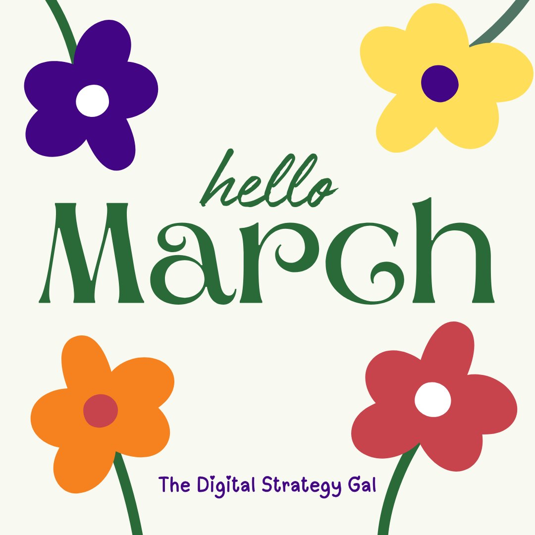 theDSGal's tweet image. ☘️  New month. Fresh momentum. Hello, March. ☘️
Still here making your business life easier by helping you stay organized &amp;amp; visible—one task at a time. 🙃💻

#Marchmotivation #monthlyreset #newmonthnewgoals #digitalstrategygal #workhardbekind #virtualassistantlife #theDSGal
