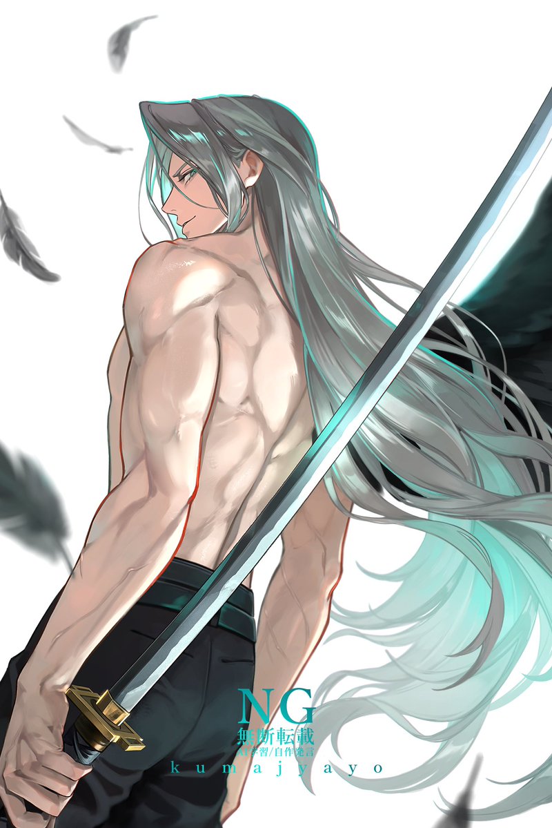 今描ける限界の本気筋肉でセフィロス
#Sephiroth #FF7