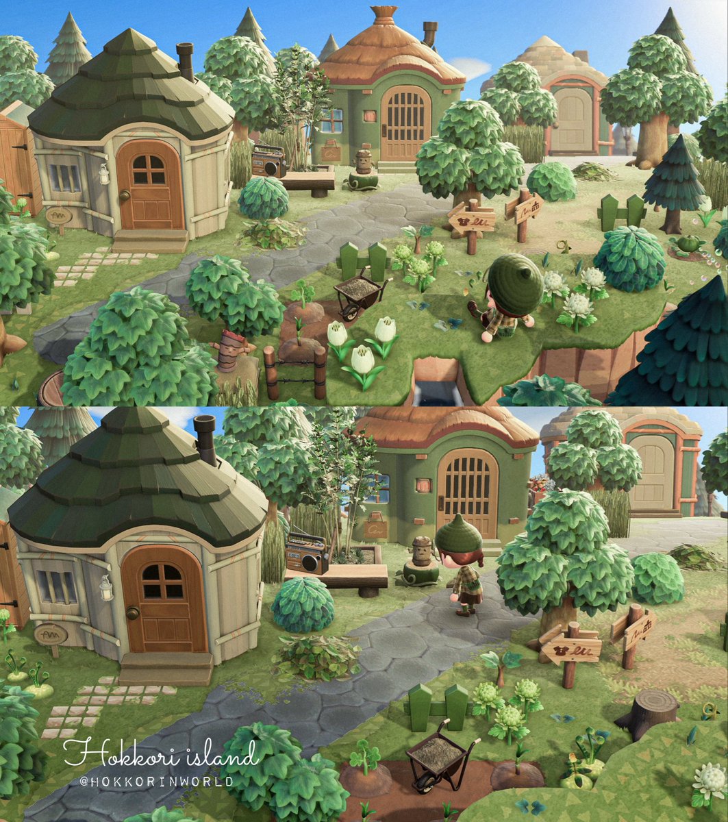 🏠🏠🏠

#あつ森 #あつまれどうぶつの森 #あつ森写真部 #acnh #animalcrossing #hokkorinworld