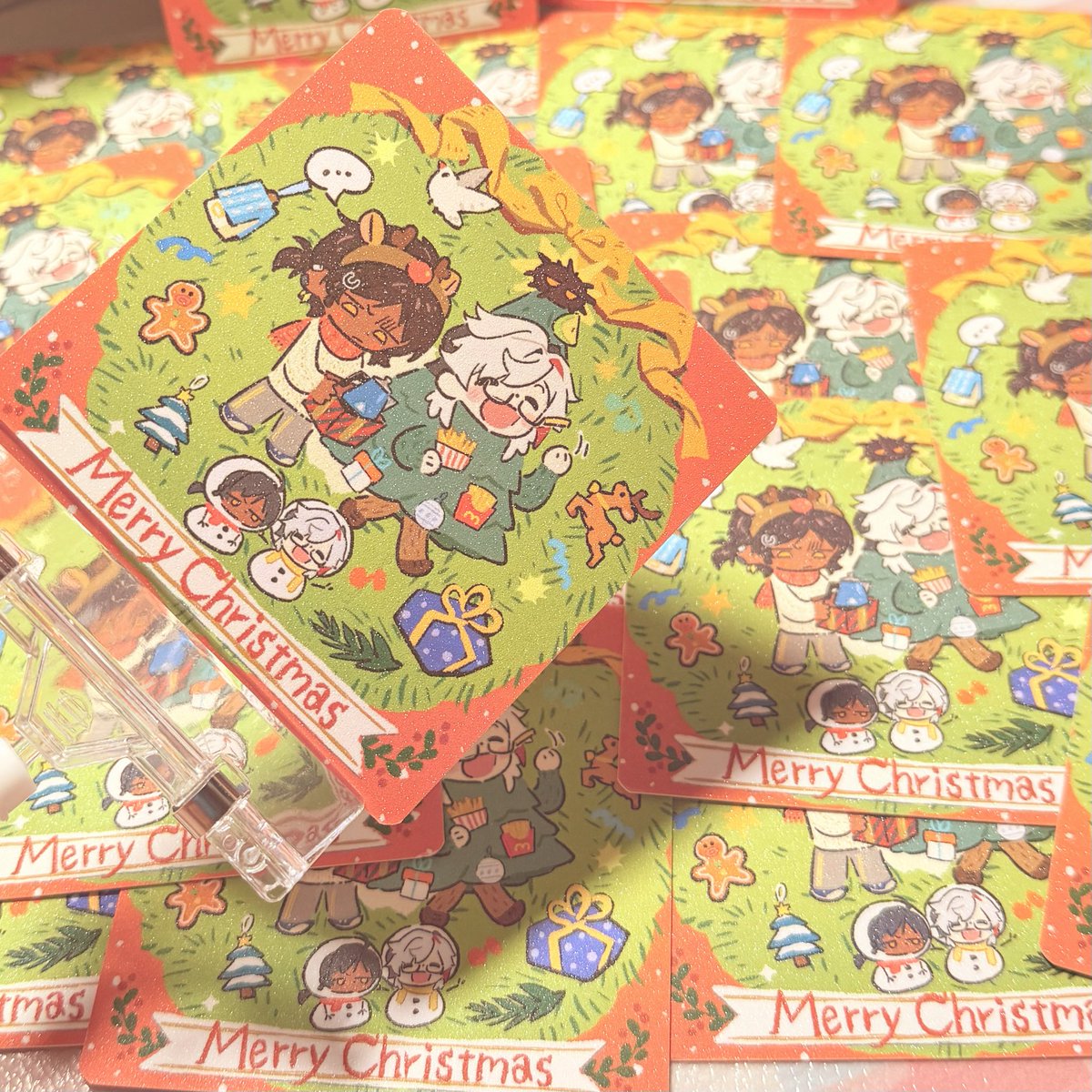 印了一点约的稿件，以后会当成无料发…不过我感觉这个工艺挺好看的