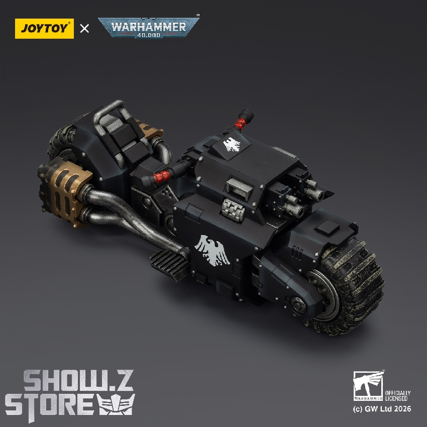 ShowZStore's tweet photo. [Pre-Order] JoyToy JT03776 1/18 Warhammer 40K Raven Guard Raider-pattern Combat Bike with twin-linked bolt rifles
$29.99

#JoyToySource 
#actionfigure #transformer #modelkit #showzstore #Showzdailyreport https://t.co/95ssUeQLrQ