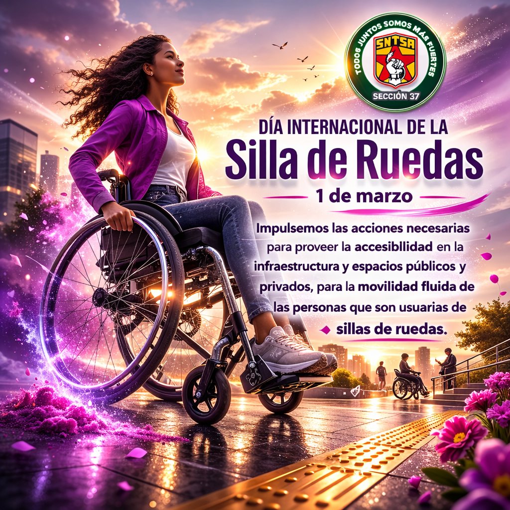1 de marzo | Día Internacional de la Silla de Ruedas

Reafirmamos nuestro compromiso con entornos accesibles, seguros y funcionales que garanticen movilidad y plena participación.

La accesibilidad no es un favor, es un derecho.

#Accesibilidad #Inclusión #NuevaCulturaLaboral