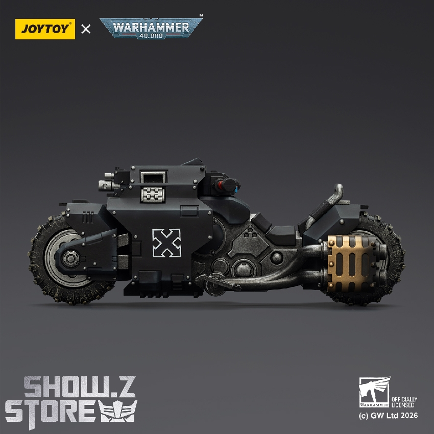 ShowZStore's tweet photo. [Pre-Order] JoyToy JT03776 1/18 Warhammer 40K Raven Guard Raider-pattern Combat Bike with twin-linked bolt rifles
$29.99

#JoyToySource 
#actionfigure #transformer #modelkit #showzstore #Showzdailyreport https://t.co/95ssUeQLrQ