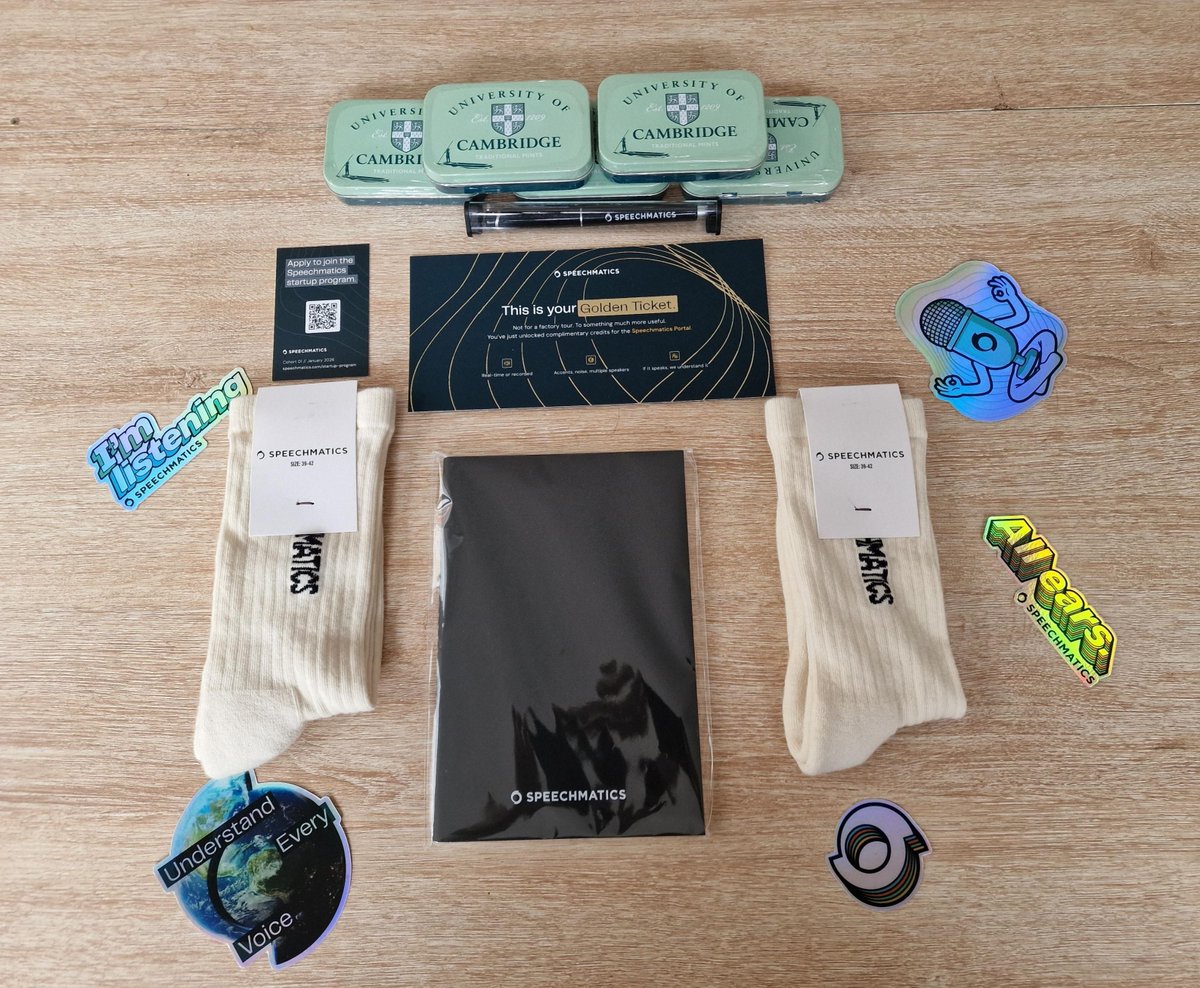 BinaryCoder's tweet photo. 3 hours left.

£3,000 in @Speechmatics API credits. €1,000 cash. All the merch.

The energy in this room right now? Headphones on. Locked in. Don't talk to me unless the building is on fire.

3 hours. Let's make every single one count.

Who's taking home that golden ticket? https://t.co/H4eVacUnB7