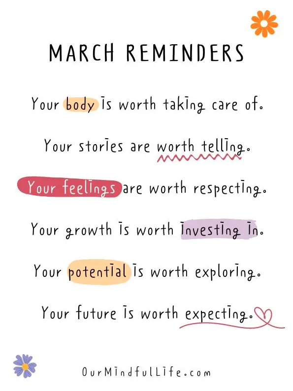 March is finally here!