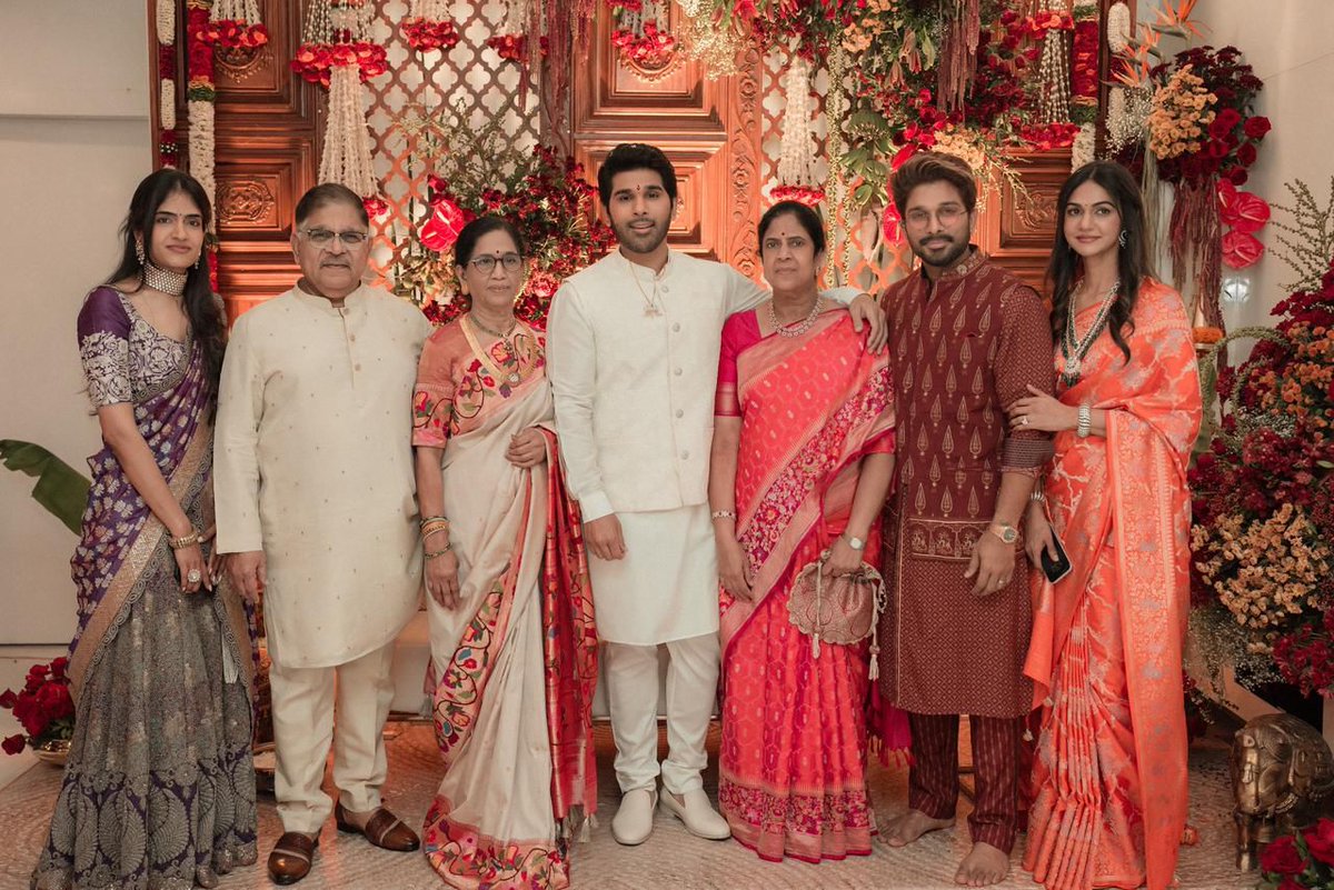 greatandhranews's tweet image. Beautiful glimpses from @AlluSirish bridegroom ceremony, filled with rich traditions, heartfelt joy, and wonderful family celebrations

@alluarjun #BridegroomCeremony #WeddingVibes #FamilyCelebrations #Tradition #AlluFamily