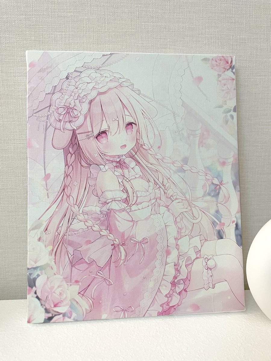 ⋱ グッズ紹介 ⋰ レア賞🩷直筆サイン入りキャンバスアート イースター