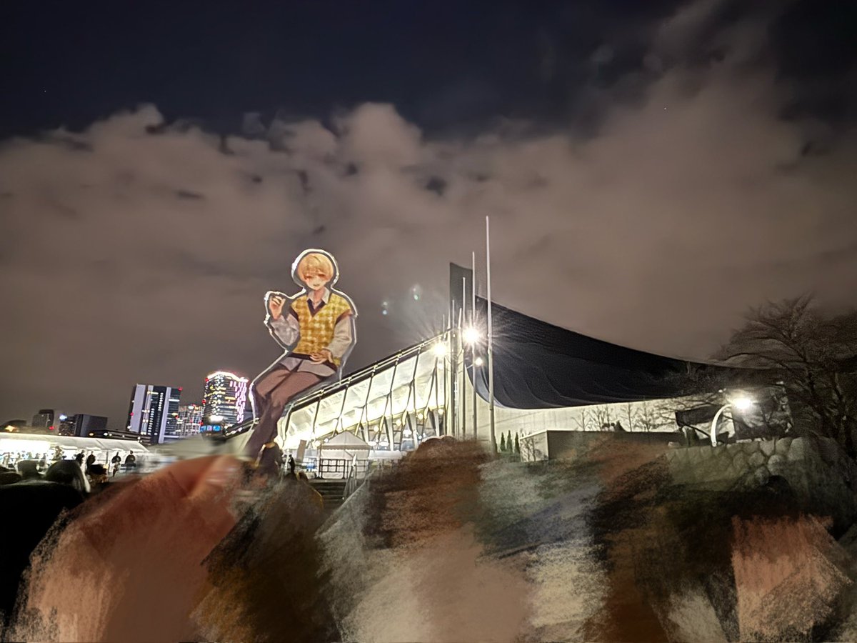 代々木第一体育館に座るぅと