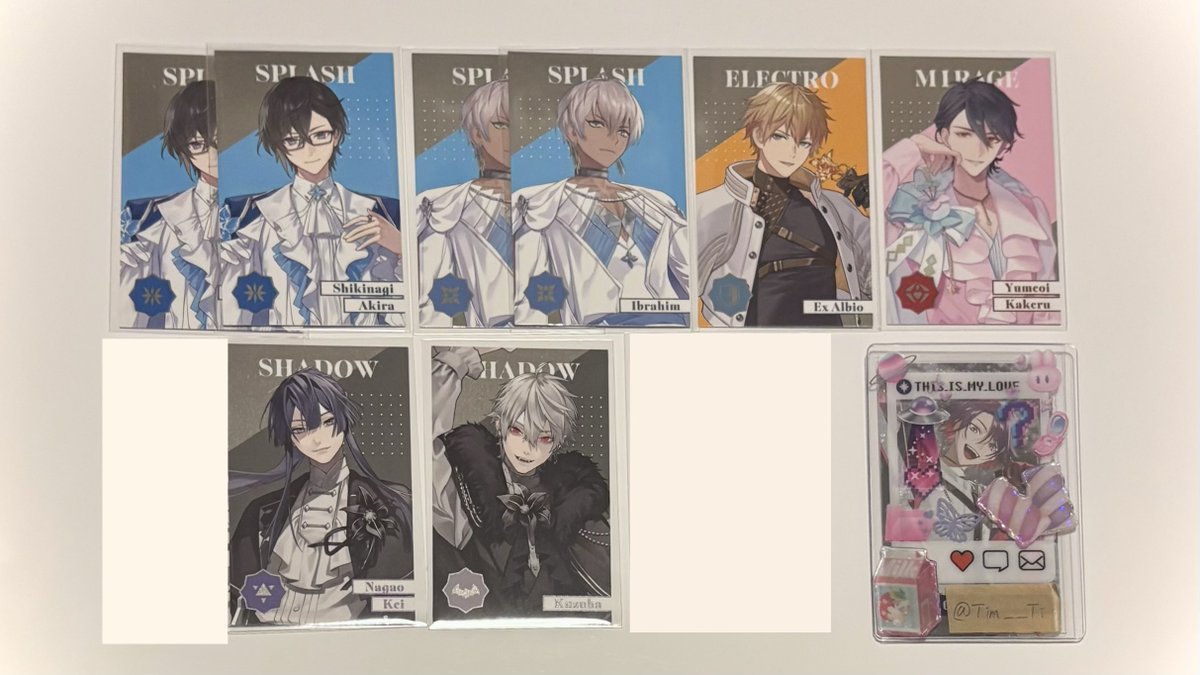 交換】にじさんじ 8th Anniversary 8周年 メタルカード Aグループ 特典