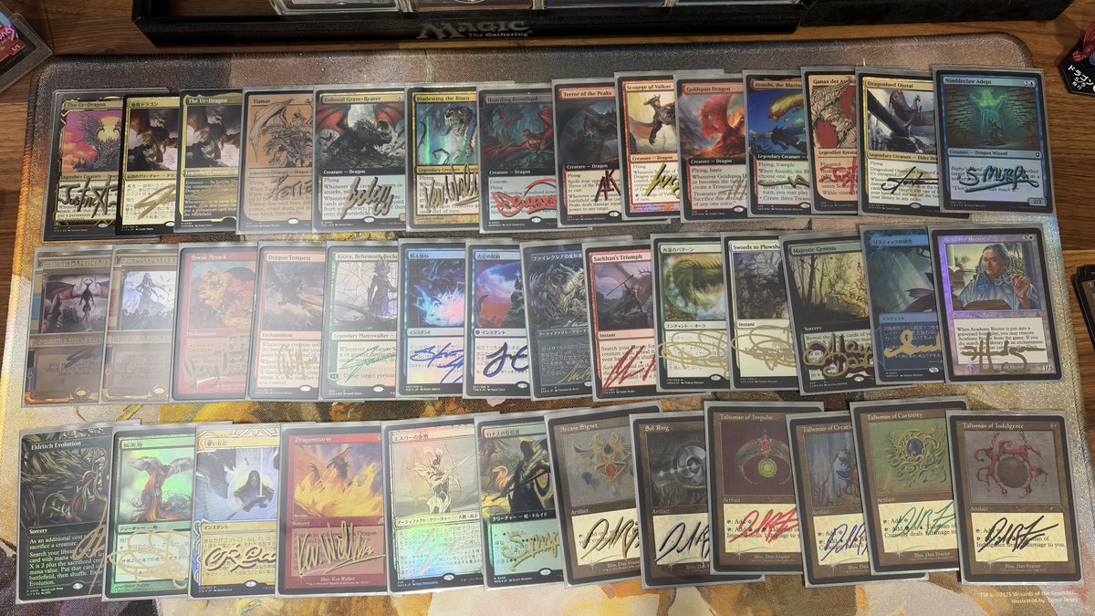 EDH始祖ドラゴンは60/100がfoil +サインドに！新カード入れると減っ