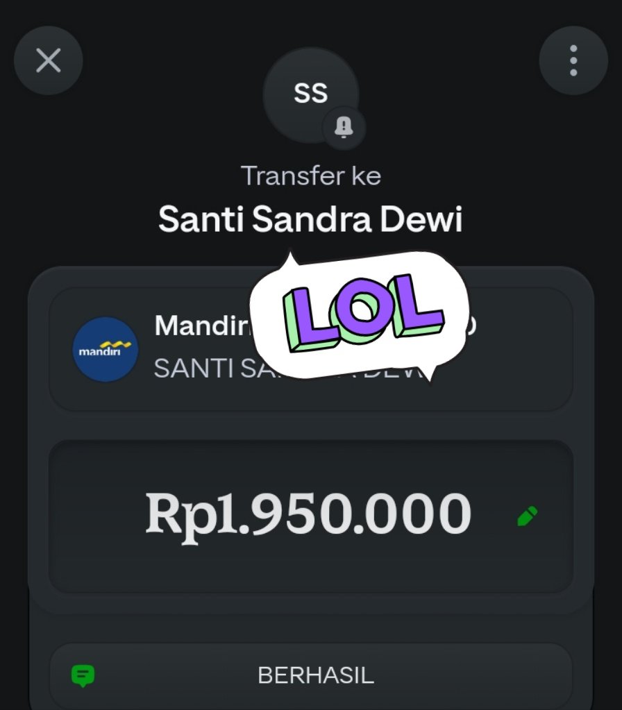 itsyoulea's tweet photo. hi ges, ini ss an tf pasien mamaku ke bank nya. tp td samsek gd masukk, btw ini pembelian offline ya jd lgsg ke toko, dan aku mau tanya. ini tampilan ky gopay kan ya? cmn setauku gada yg begini nih klo berhasil tf krn ak dh nyoba darii gopay kuu sendiri buat tf dan ga ky gini. https://t.co/guK3fLZRJq