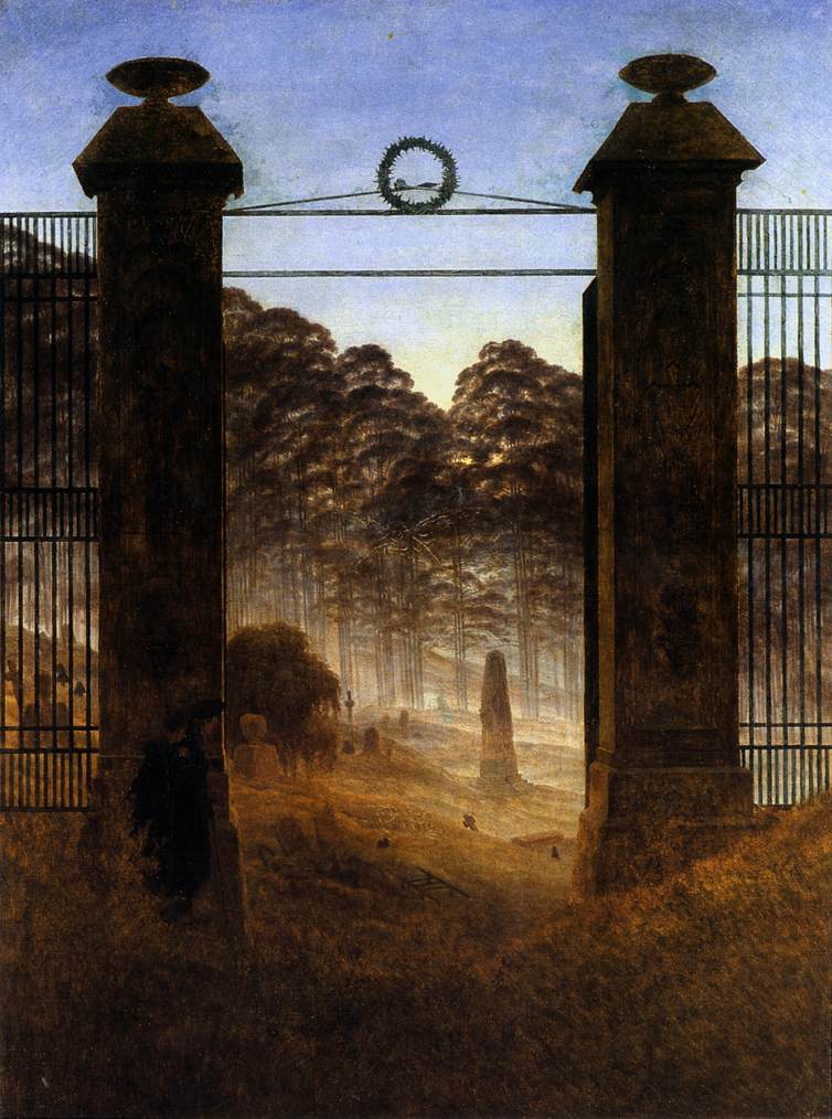 Parsifel1's tweet photo. The Cemetery by Caspar David Friedrich https://t.co/TLhqKj3bXe