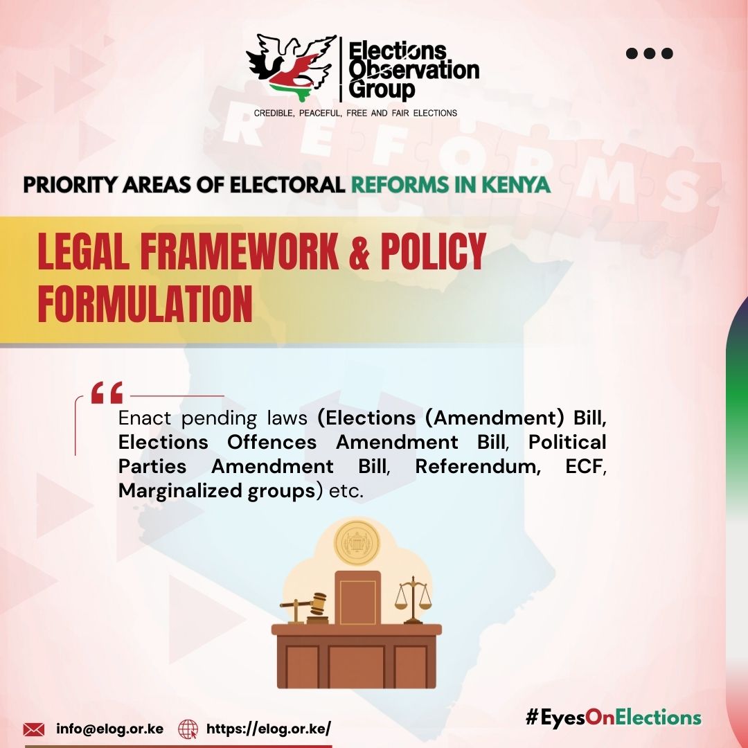 Mwende_Mugambi's tweet photo. @elogkenya who were part of the Baraza La Mwananchi also shared their priorities towards the 2027 elections.
#EyesOnElections
#PoliticalReforms2026
#CanadaFund 
#CFLI https://t.co/QZ1dHjhs6K