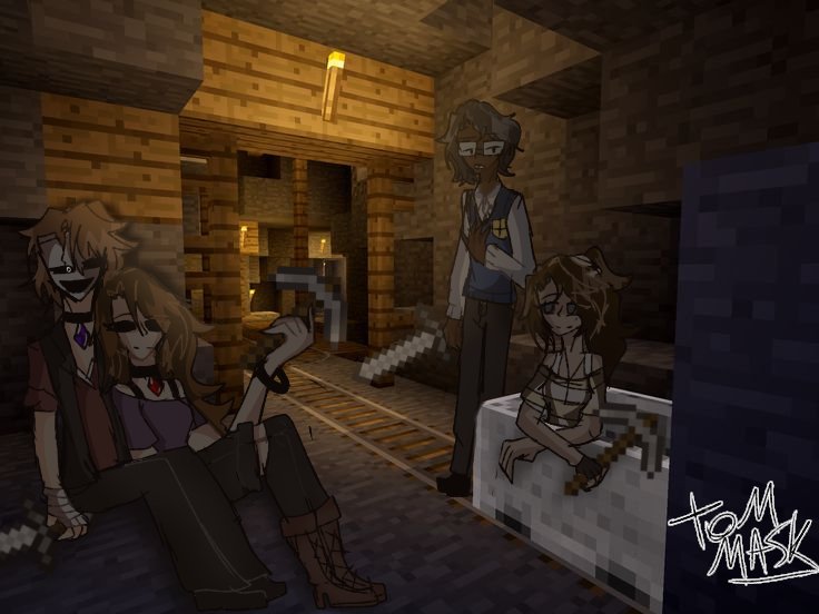 VitoriaFoxfofa2's tweet photo. My OCs in Minecraft 
#ocs #Minecraft #ArtistOnTwitter  #MinecraftArt https://t.co/B1pYqlPaFt
