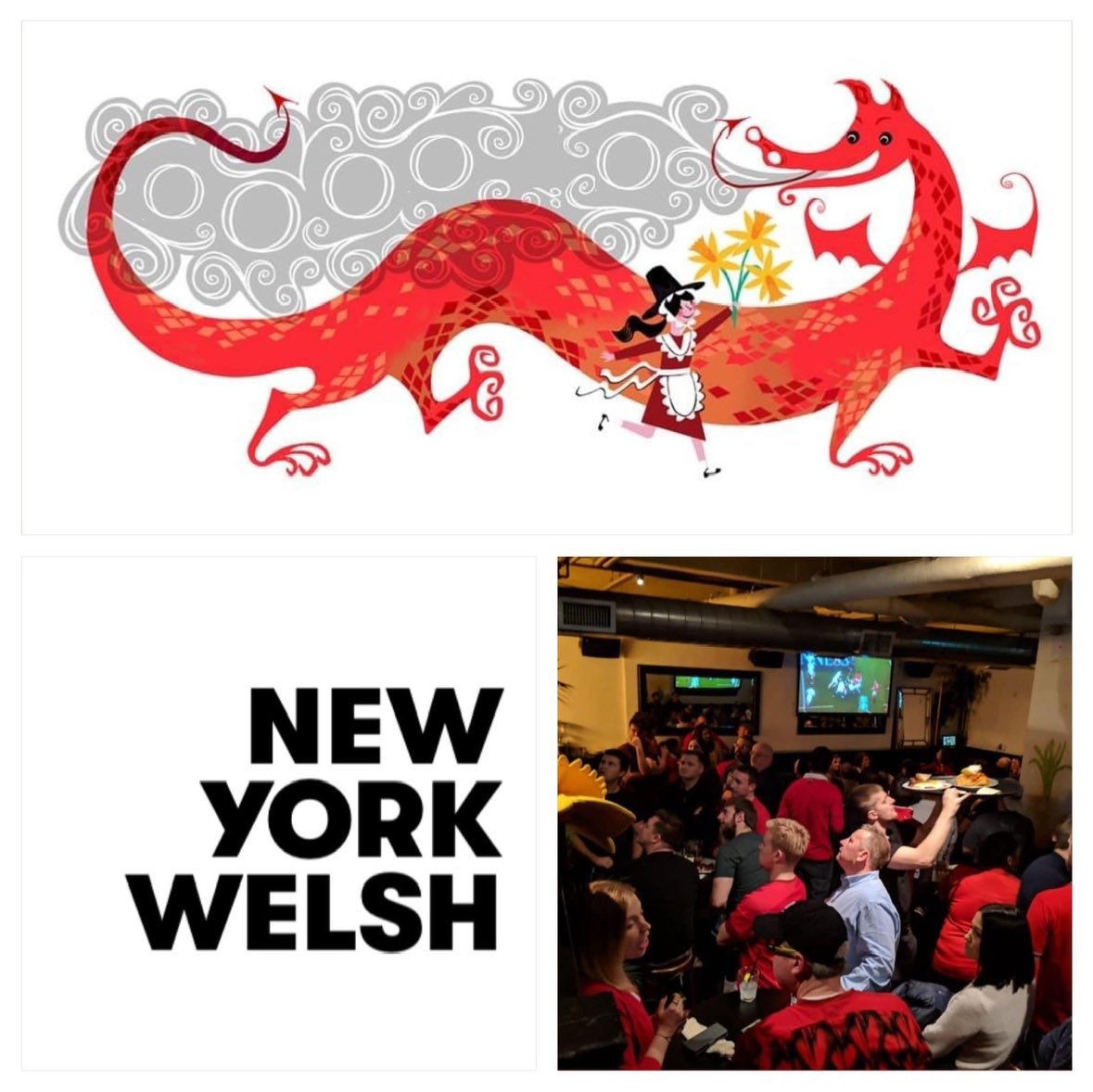 NewYorkWelsh's tweet photo. REMINDER that our St Davids Day Meet Up and Drinks will be Tuesday March 3rd at The Liberty NYC. 🌼🏴󠁧󠁢󠁷󠁬󠁳󠁿🥂6pm onwards! https://t.co/6M0UXM5RGO