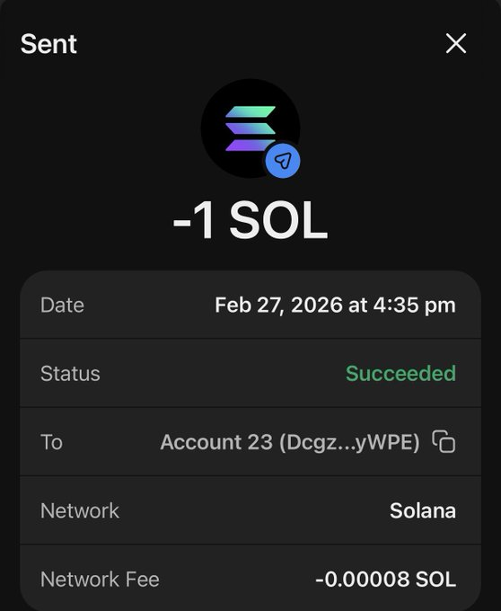 10 $SOL giveaway  

- Like &amp; Follow RT this post 
- Drop your addy  

Good luck. #solana #SolanaAirdrop #memecoin