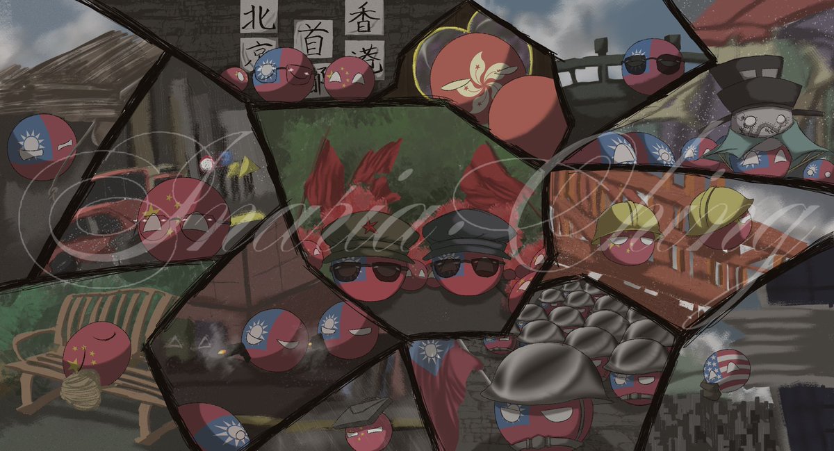 Inaria_Ching's tweet photo. 《現象七十二變 - 七十二の変化》

 #ポーランドボール 
 #波蘭球 
 #polandball 
 #Countryballs 
 #PB 
 #Polandballs 
 #Countryballs 

稍稍修改了一下，就用它當頭圖了 https://t.co/Sl8YvSQz2S