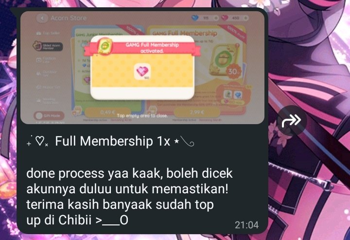 Udah dua kali order di <a href="/cluorinde/">CHiBI — Piloting & Top Up Games!</a> 
Pelayanannya bagusss trusted banget!!
Dapet harga murah juga coba cek akunnya!!!