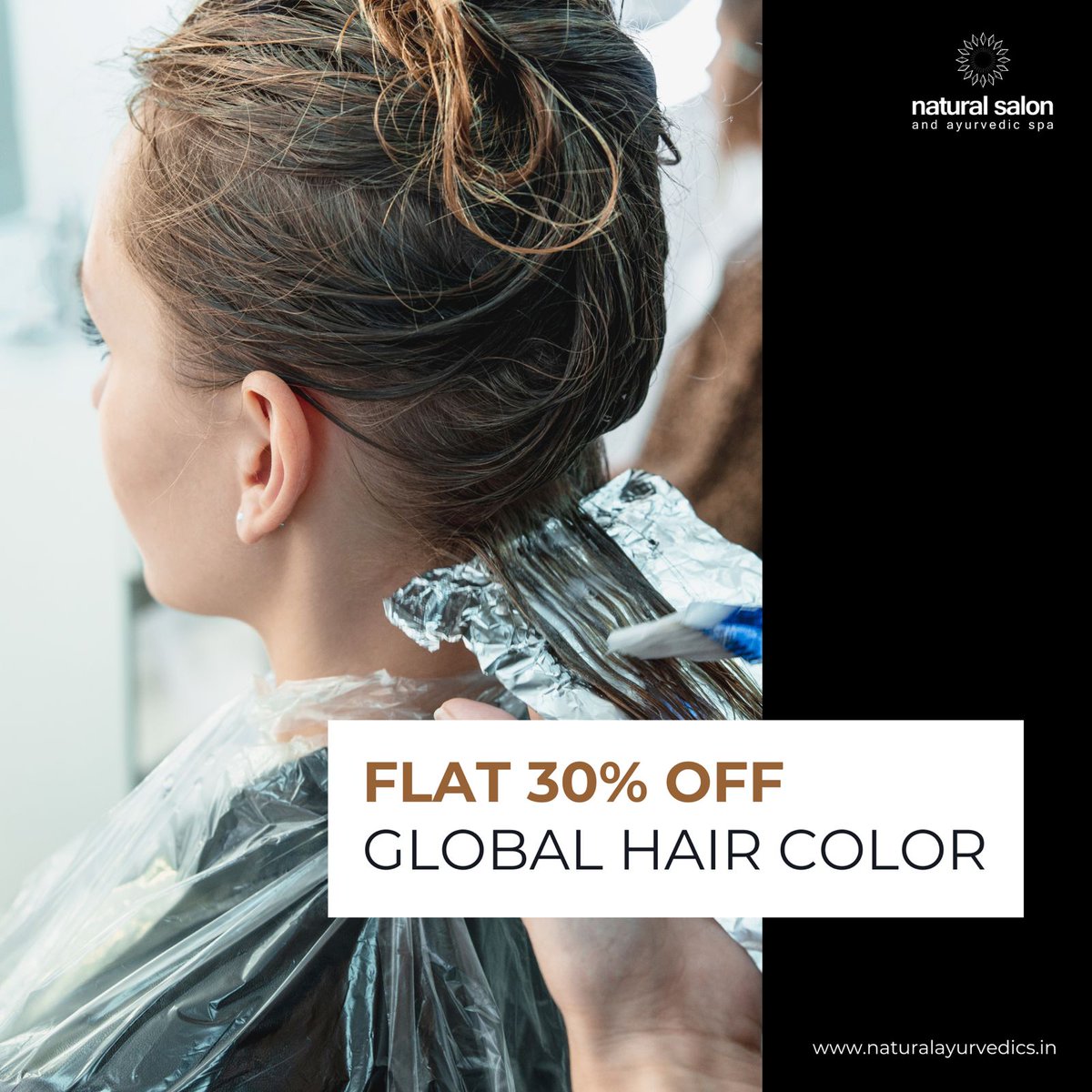 SalonAyurvedic's tweet photo. Refresh your look with 30% off on Global Hair Color. Vibrant, long-lasting shine awaits.
#HairColorOffer #GlobalColor #SalonDeals #NaturalSalon https://t.co/yYSthbm80l