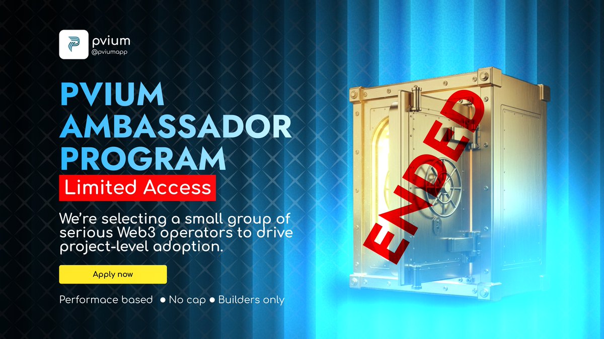 PUBLIC ANNOUNCEMENT:

Ambassordorship program is officially closed.

Thankful for all who indicated interest.

Selected people would be notified via email so keep an eye on your inbox and spams.

Congratulations in advance.