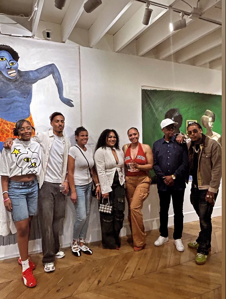 KTPFANDOM's tweet photo. Ryan Destiny and Keith Powers  celebrating his brother Kev Powers Birthday and first Art Exhibit in LA 02.28.26 https://t.co/xBag4sog7m