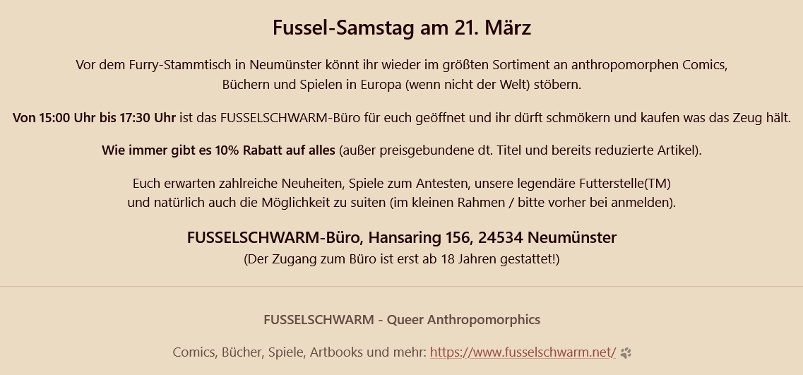 Fusselschwarm tweet media