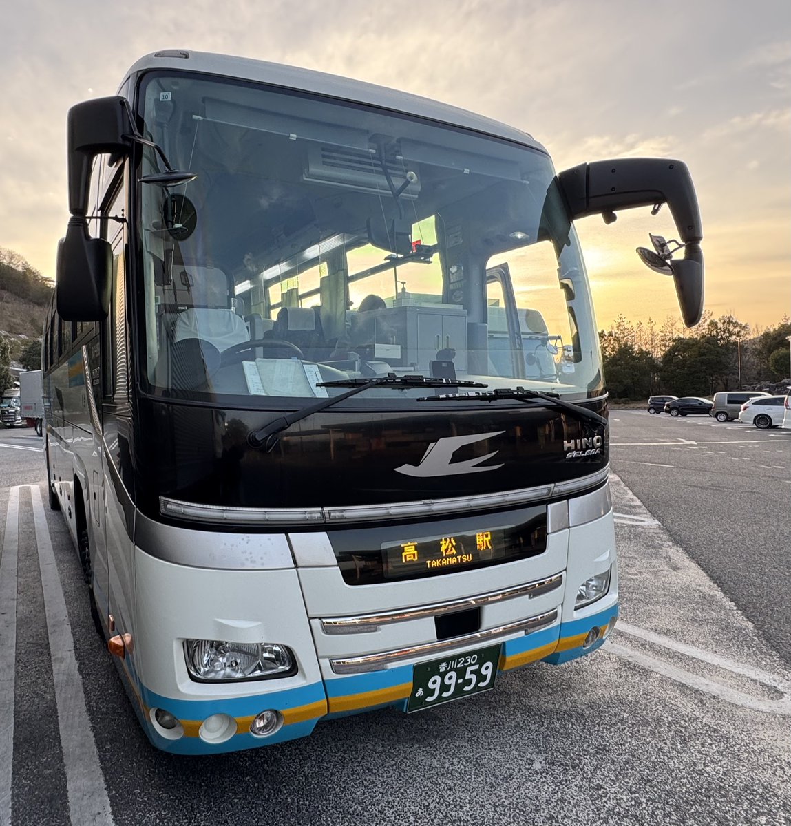 ジェイアール四国バス〈高松EXP広島号〉」上り便•本州⇒四国・香川
