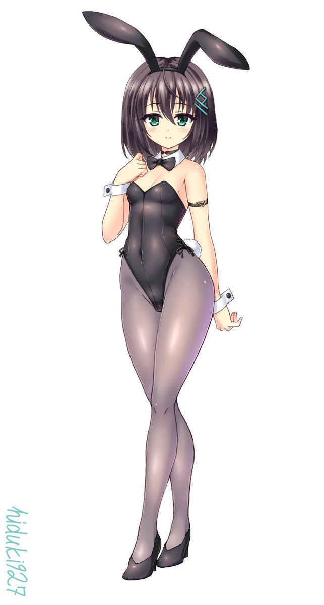 ソラハのバニーガールコスチュームのデザインです。
#OC
#うちの子 