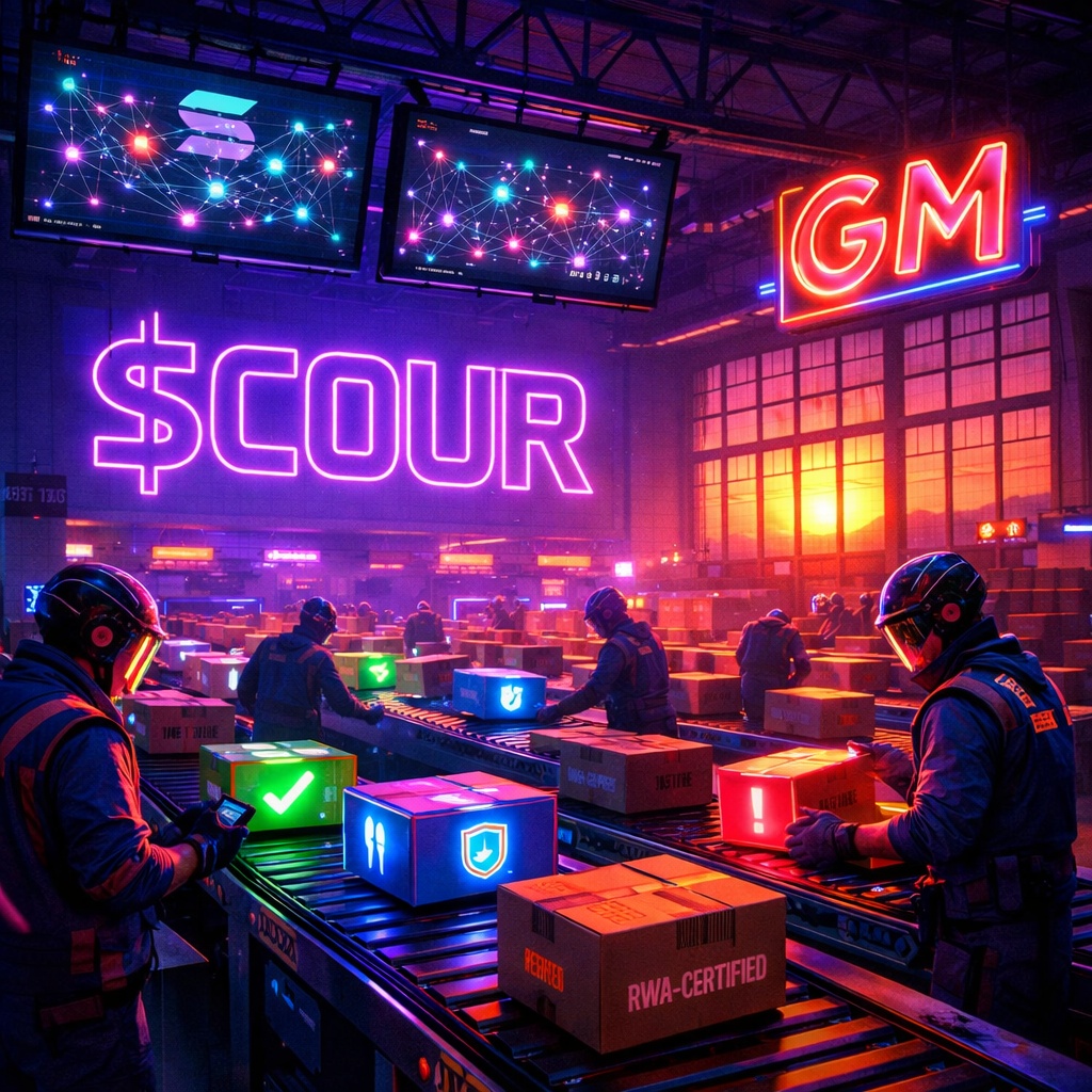 GM! ⚡

400ms finality.  That's Solana.  🚚💨

Now imagine every delivery verified that fast.
🤨🤨🤨

$COUR is making RWA logistics instant and trustless.

#logistics #web3 #gigworkers #solana #couriers