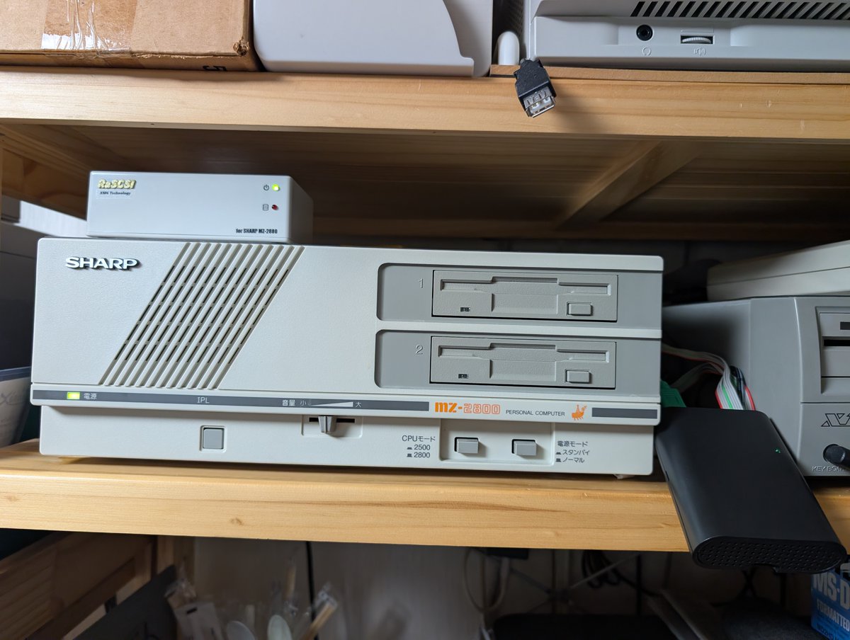 先日から悪戦苦闘していたSharpkeyQ（MZにPS/2キーボードを接続する