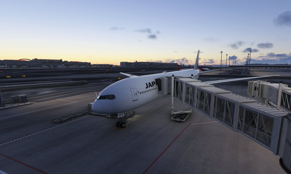 FUK_Nob0525's tweet image. JL036 WSSS-RJTT
深夜便にてシンガポールから帰国しました。コックピットから見えた朝焼けが印象的なフライトでした。
I returned home from Singapore on a late-night flight. The sunrise visible from the cockpit made for a memorable flight.

#MSFS2024 
#PMDG