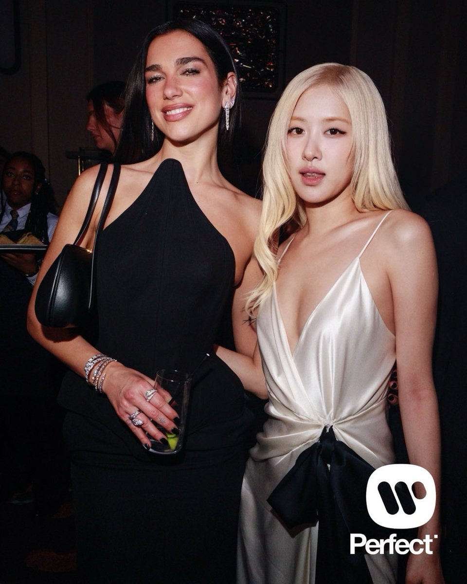 roise_e's tweet photo. ROSÉ AND DUA LIPA AT BRIT AWARDS AFTER PARTY https://t.co/cfcNjLYoRT
