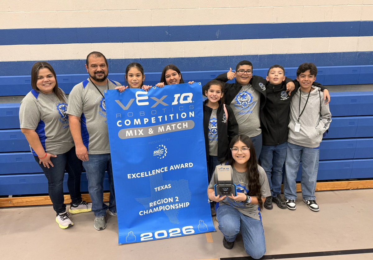 peteli12's tweet photo. @ReinhardtRams Robotics are the All Around Excellence Champions, the TOP award at Regionals proudly representing Dallas ISD! 🎉Their long hours of building, coding, driving, strategizing, and notebooking paid off!
Next stop: #VEXIQ Worlds! 🌎✨
Proud mom and principal! 💙🐏 https://t.co/qgXnVQJIWi