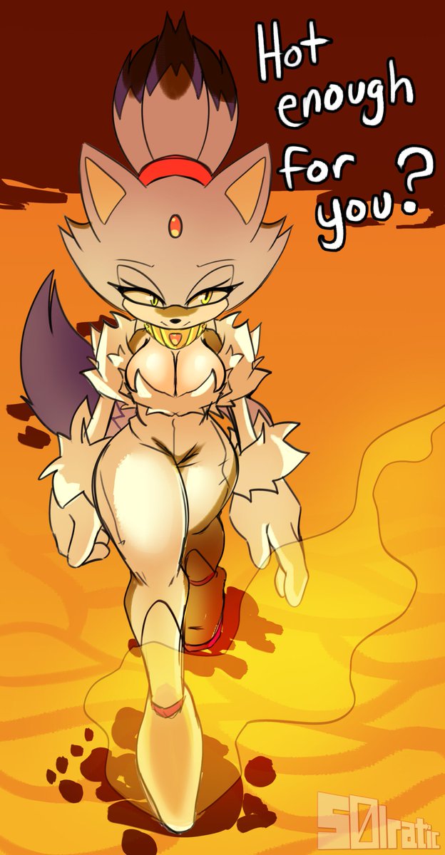 Blaze walks on lave
Old piece, but I still love this.