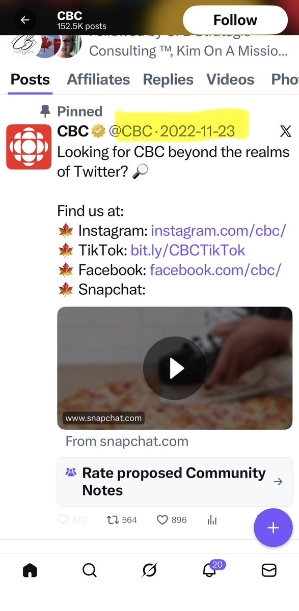 myabradshaw78's tweet photo. CBC stopped posting on X because they don’t liked being Fact Checked.. https://t.co/e6pniXK6n8