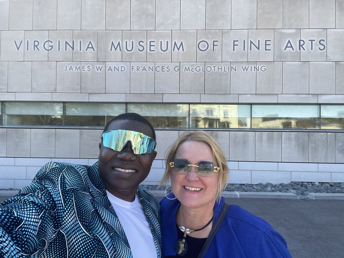 MHSwahn's tweet photo. Charles &amp; I wrapped up #BlackHistoryMonth at The Giants exhibit at VMFA — a beautiful &amp; bold celebration of Black artists, creativity, and cultural influence.
#ArtAndHealth #ArtAndCommunity #BlackHistoryMonth #RVA #Richmond #AliciaKeys #VMFA https://t.co/qkopsfaguQ