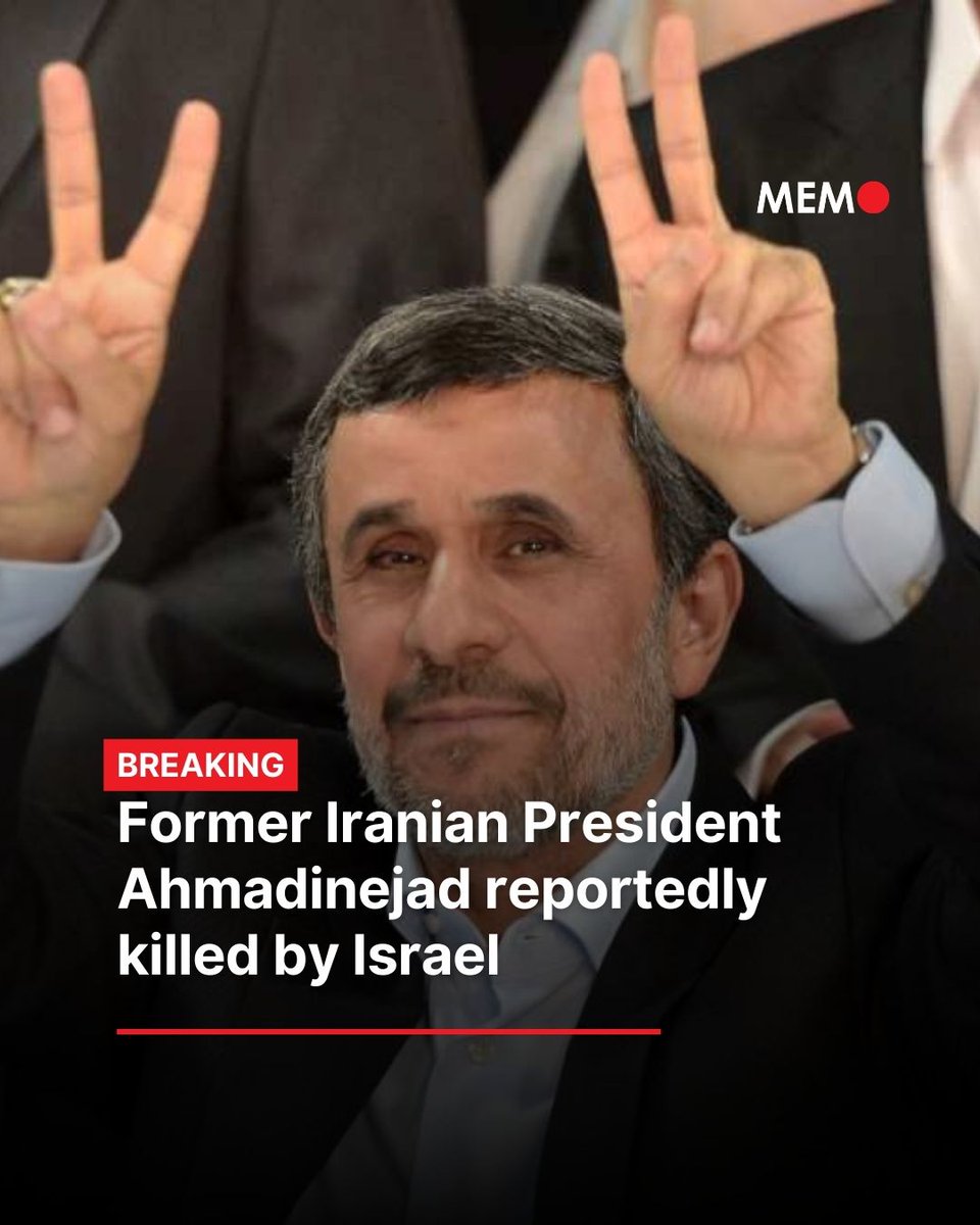 Former Iranian President Mahmoud Ahmedinejad was reportedly killed in US-Israel attacks.